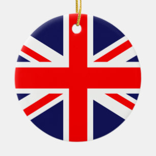 Ornement En Céramique L'Union Jack classique