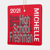 Ornement En Céramique Lycée Freshman Extraordinaire CUSTOM (Gauche)