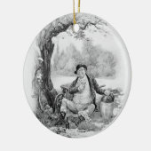 Ornement En Céramique M. Pickwick, de 'Charles Dickens : Un bavardage (Gauche)