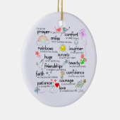 Ornement En Céramique Ma prière pour vous (Droite)