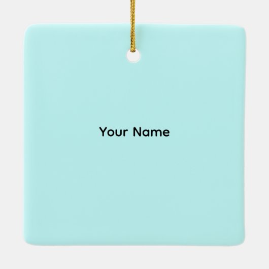 Ornement En Céramique Machine à gazon (Dos)