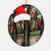 Ornement En Céramique Machines à sous Santa Hat (Gauche)