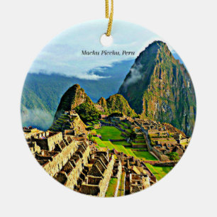Ornement en céramique Machu Picchu