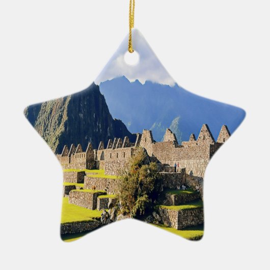 Ornement En Céramique MACHU PICCHU - Pérou - voir (Devant)