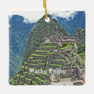 Ornement En Céramique Machu Picchu - trésor du Pérou