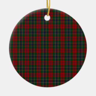 Ornement En Céramique MacLean/tartan de famille clan de McLean