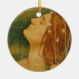 Ornement En Céramique Madame de Shalott