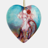 Ornement En Céramique MADAME POMPADOUR Coeur (Droite)