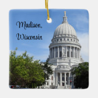 Madison, Wisconsin State Capitol Noël