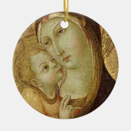 Ornement En Céramique Madonna et enfant (Devant)