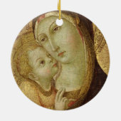 Ornement En Céramique Madonna et enfant (Dos)