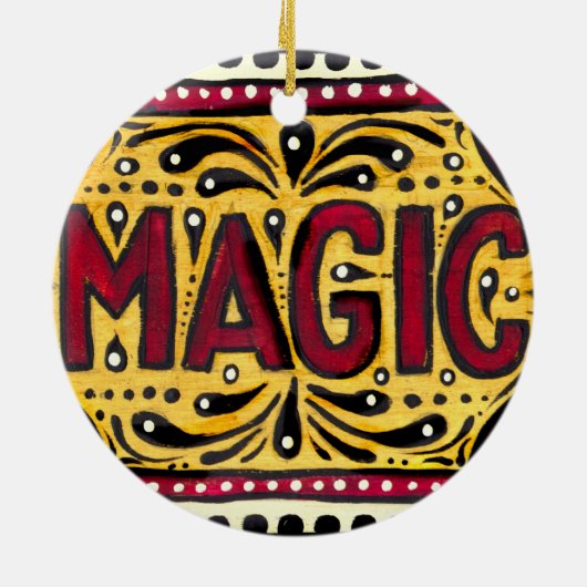 Ornement En Céramique Magie (Dos)