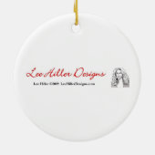 Ornement En Céramique Magnolia (Dos)