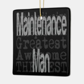 Ornement En Céramique Maintenance Man Extraordinaire (Gauche)