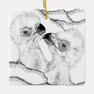 ORNEMENT EN CÉRAMIQUE MAISON SWFL EAGLE NEST VIPS TRÈS IMPORTANTS PATIEN