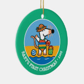 Ornement En Céramique Maisy à la plage (Droite)