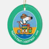 Ornement En Céramique Maisy à la plage (Gauche)