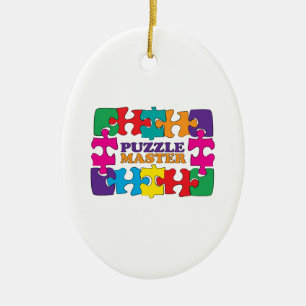 Ornement En Céramique Maître de puzzle