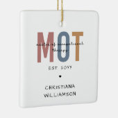 Ornement En Céramique Maîtrise Personnalisée en MdT en ergothérapie (Droite)