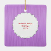 Ornement En Céramique Maman à être date nommée personnalisée par coutume (Dos)