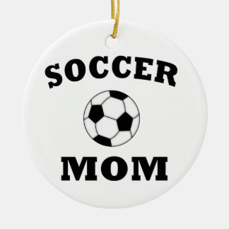 Ornement En Céramique Maman de football