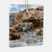 Ornement En Céramique Mammoth Hot Springs, parc national Yellowstone (Droite)