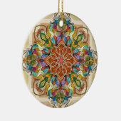 Ornement En Céramique Mandala Birds Orament (Droite)