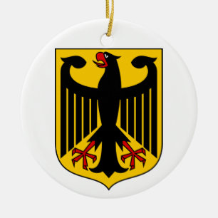 Ornement En Céramique Manteau de l'Allemagne d'ornement de bras