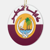 Ornement En Céramique Manteau du Qatar des bras (Gauche)