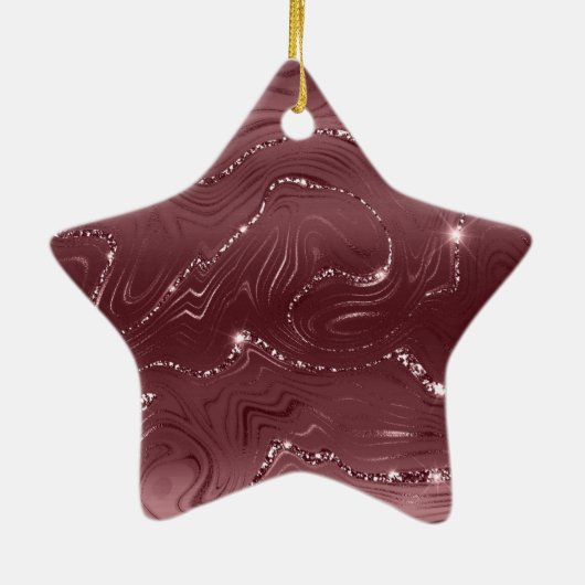 Ornement En Céramique Marbre vert émeraude (Dos)