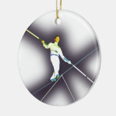 Ornement En Céramique marche de corde raide (Gauche)