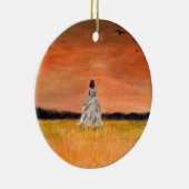 Ornement En Céramique Marche loin avec la dignité (Droite)