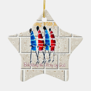 Ornement En Céramique Marcher Avec Jésus Hakuna Matata Inspiré Beautifu