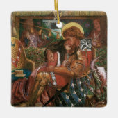 Ornement En Céramique Mariage de St George, Princesse Sabra par Rossetti (Devant)