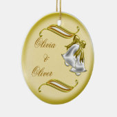 Ornement En Céramique Mariage d'or (Droite)