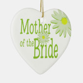 Ornement En Céramique Mariage marguerrier/ Mère de la mariée (Droite)