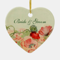 Mariage Vintage, Fleurs de Coquelicot Rouges Prair