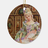 Ornement En Céramique Marie Antoinette Noël (Gauche)