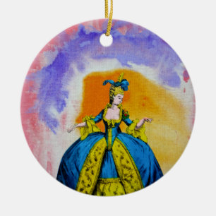Ornement En Céramique Marie Antoinette par Michael Moffa