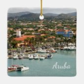 Ornement En Céramique Marina d'Aruba (Dos)