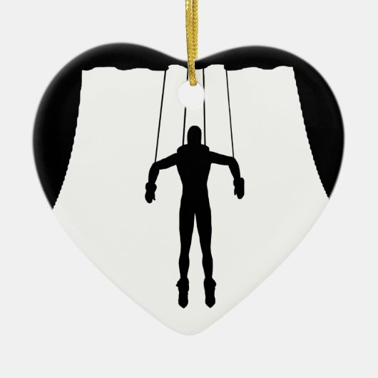 Ornement En Céramique Marionnette (Devant)