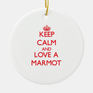 Ornement En Céramique Marmot