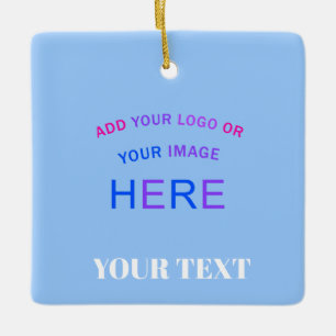 Ornement En Céramique Marque professionnelle tendance personnalisable bl