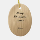 Ornement En Céramique Marquette Michigan Motoneige ours céramique (Dos)