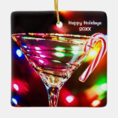 Ornement En Céramique Martini (Devant)