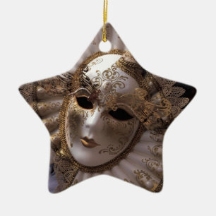 Ornement En Céramique Mascarade