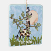 Ornement En Céramique Masquage de girafe (Droite)