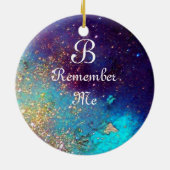 Ornement En Céramique MASQUE EN ROUGE, Monogramme (Dos)