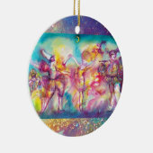 ORNEMENT EN CÉRAMIQUE MASQUERADE / PLANTE BOUTEILLE (Droite)