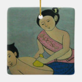 Ornement En Céramique Massage traditionnel thaïlandais (Dos)